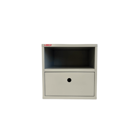 ตู้โชว์ ตู้แขวน LEECO BX-1D สีเทาอ่อน_0