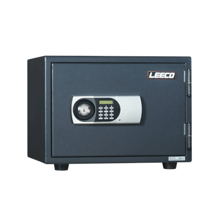 ตู้เซฟนิรภัยกันไฟ LEECO SS-CPL สีเทาเข้ม_0