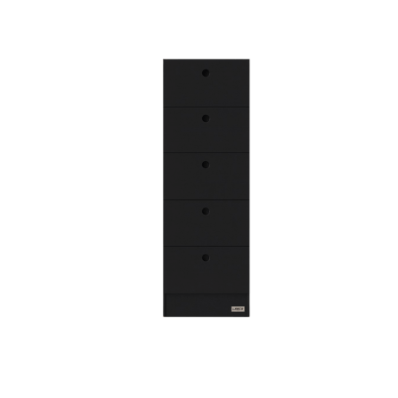 ตู้ลิ้นชักเหล็ก 5 ลิ้นชัก LEECO LC03-D SHADOW BLACK_0