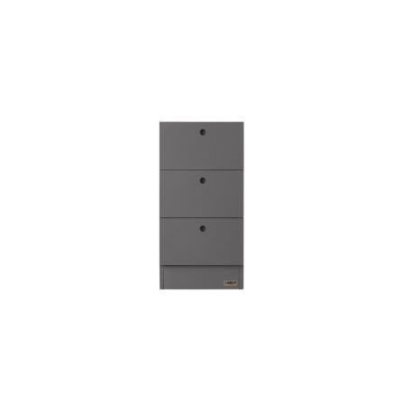ตู้ลิ้นชักเหล็ก 3 ลิ้นชัก LEECO LC03-B CONCRETE GREY_0