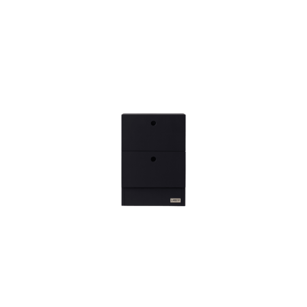 ตู้ลิ้นชักเหล็ก 2 ลิ้นชัก LEECO LC03-A SHADOW BLACK