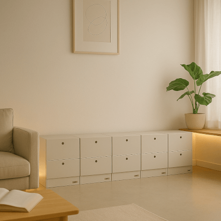 ตู้ลิ้นชักเหล็ก 2 ลิ้นชัก LEECO LC03-A MARBLE WHITE_5