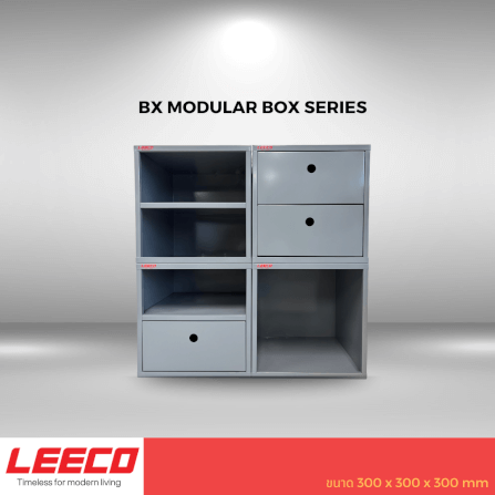 ตู้โชว์ ตู้แขวน LEECO BX-2D สีเทา_7