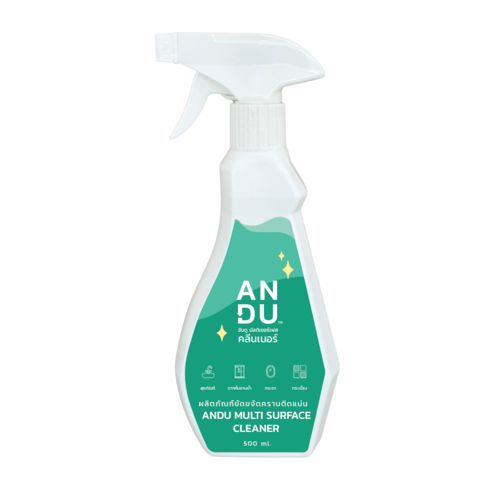 น้ำยาขจัดคราบน้ำ คราบหินปูน ANDU (อันดู) 500 มล.