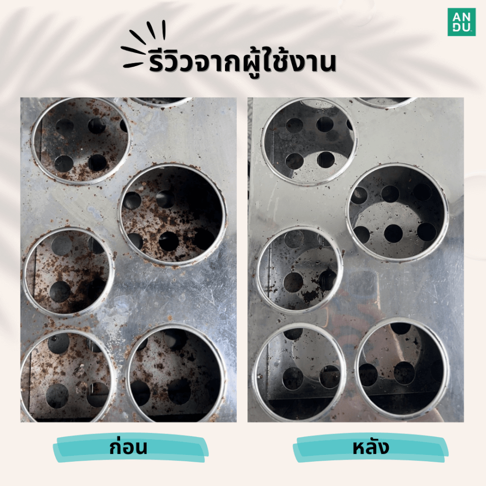 น้ำยาขจัดคราบน้ำ คราบหินปูน ANDU (อันดู) 500 มล.