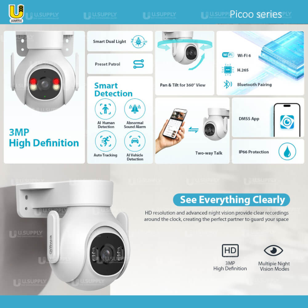 กล้องวงจรปิด DAHUA PICOO B1 5MP (หมุนได้ 360 องศา)_8