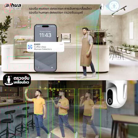 กล้องวงจรปิด DAHUA HERO C1 4MP (หมุนได้ 360 องศา)_1