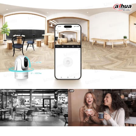 กล้องวงจรปิด DAHUA HERO C1 4MP (หมุนได้ 360 องศา)_3