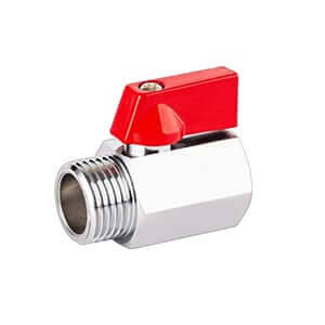 มินิบอลวาล์วทองเหลือง LL1027B ผ/ม 1/4"
