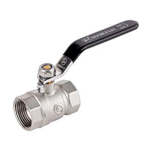 บอลวาวล์ทองเหลือง LL1116 แบบชุบนิคเกิ้ล 1-1/4"