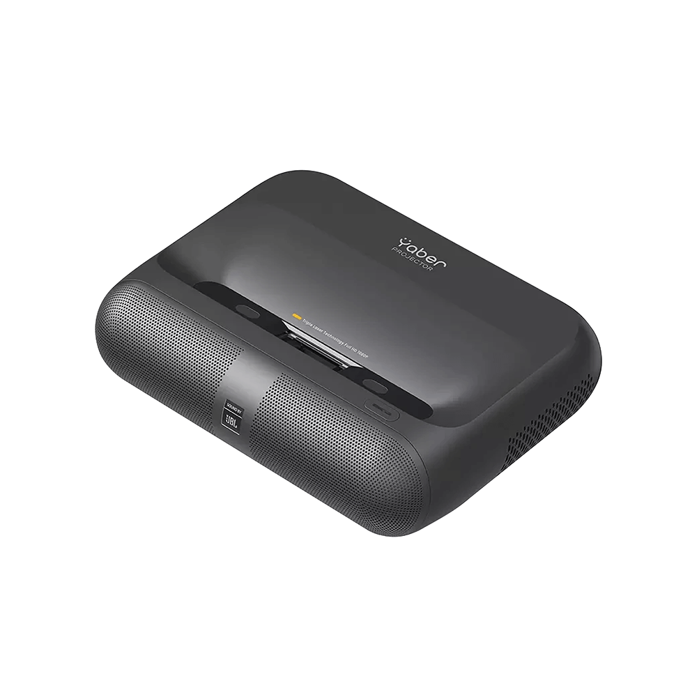 โปรเจคเตอร์ YABER K300S LASER PROJECTOR สีดำ UST คมชัด 1080P สว่าง 1000 ANSI ลำโพง JBL
