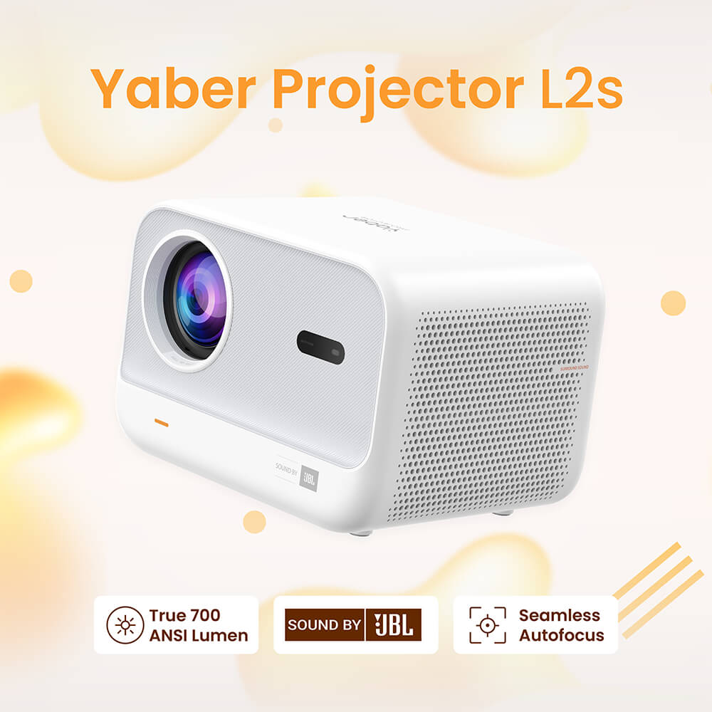 โปรเจคเตอร์ YABER L2S (พร้อมลำโพง JBL ในตัว)