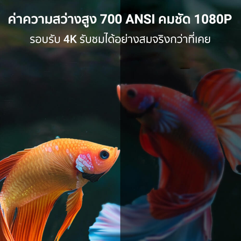 โปรเจคเตอร์ YABER U12  คุณภาพเสียง DOLBY AUDIO รองรับระบบ LINUX OS