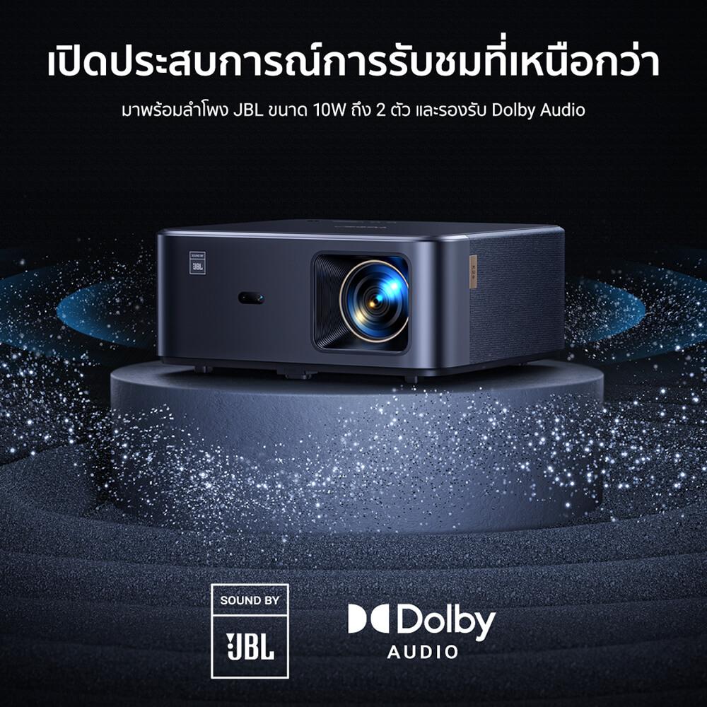 โปรเจคเตอร์ YABER K2S ANDROID 9.0  รองรับภาพระดับ 4K พร้อมระบบ ANDROID 9.0