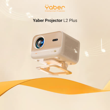 โปรเจคเตอร์ YABER L2 PLUS (พร้อมลำโพง JBL ในตัว) รองรับระบบ LINUX OS_1