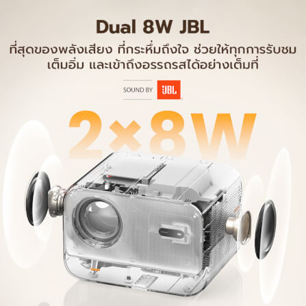 โปรเจคเตอร์ YABER L2S (พร้อมลำโพง JBL ในตัว)_2