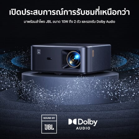 โปรเจคเตอร์ YABER K2S ANDROID 9.0  รองรับภาพระดับ 4K พร้อมระบบ ANDROID 9.0_5
