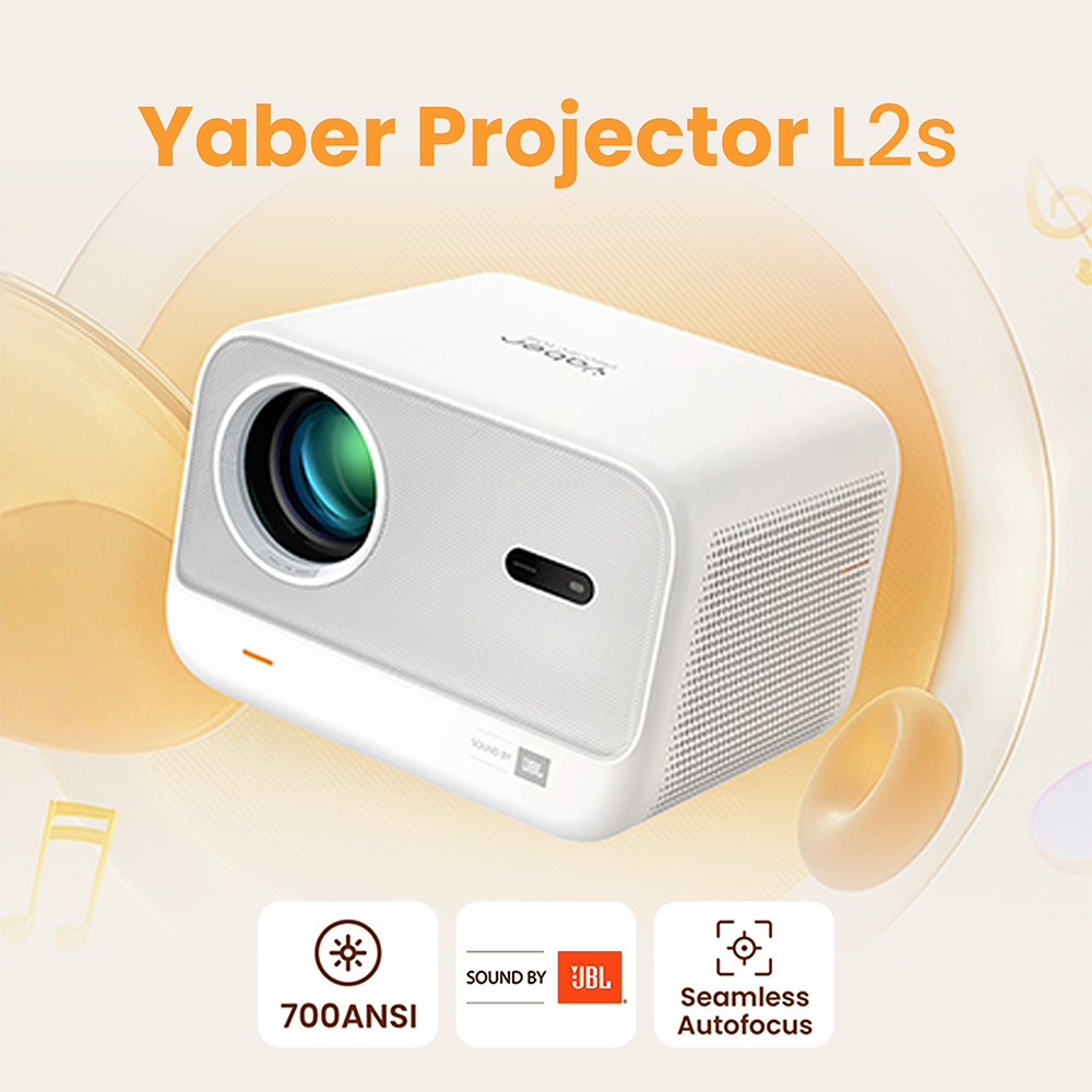 โปรเจคเตอร์ YABER L2S (พร้อมSOUND BY JBL ในตัว)_1
