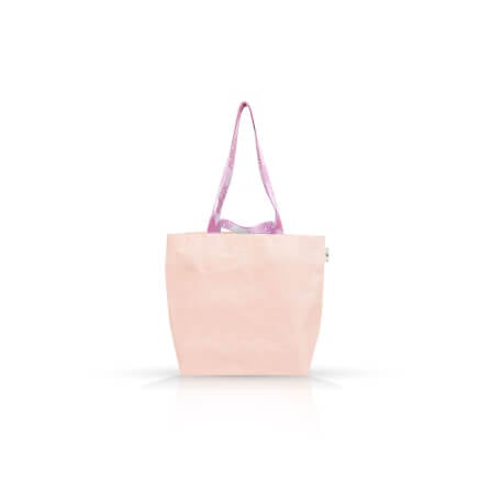 กระเป๋าช้อปปิ้ง VAVAZ รุ่น พาสเทลใบใหญ่ สีส้ม_0