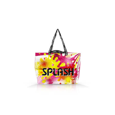 กระเป๋าช้อปปิ้ง VAVAZ รุ่น SPLASH สีชมพู-เหลือง_0