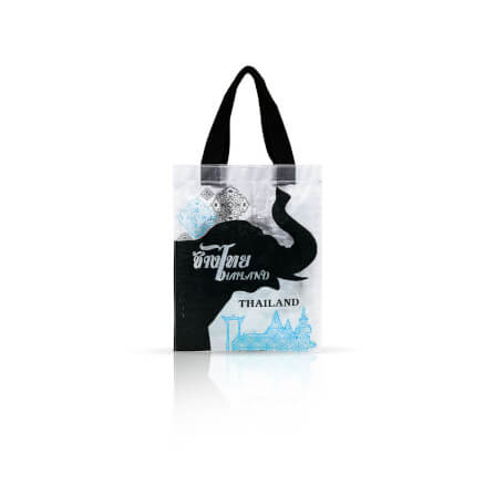 กระเป๋าอเนกประสงค์ VAVAZ รุ่น TOTE BAG ขนาด 25X10X32 ซม. ลายช้าง สีฟ้า_0