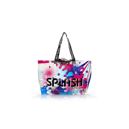 กระเป๋าช้อปปิ้ง VAVAZ รุ่น SPLASH สีฟ้า-ชมพู_1