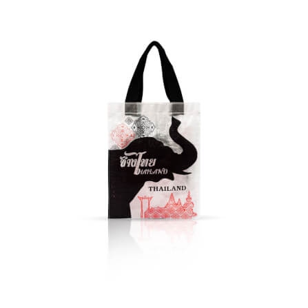 กระเป๋าอเนกประสงค์ VAVAZ รุ่น TOTE BAG ขนาด 25X10X32 ซม. ลายช้าง สีแดง_1