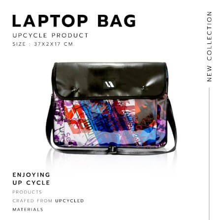 กระเป๋าสะพาย กันน้ำ VAVAZ รุ่น LAP TOP LONG-PIM ขนาด 37X20X17 ซม.(คอลเลคชั่นใหม่ 2026)_1