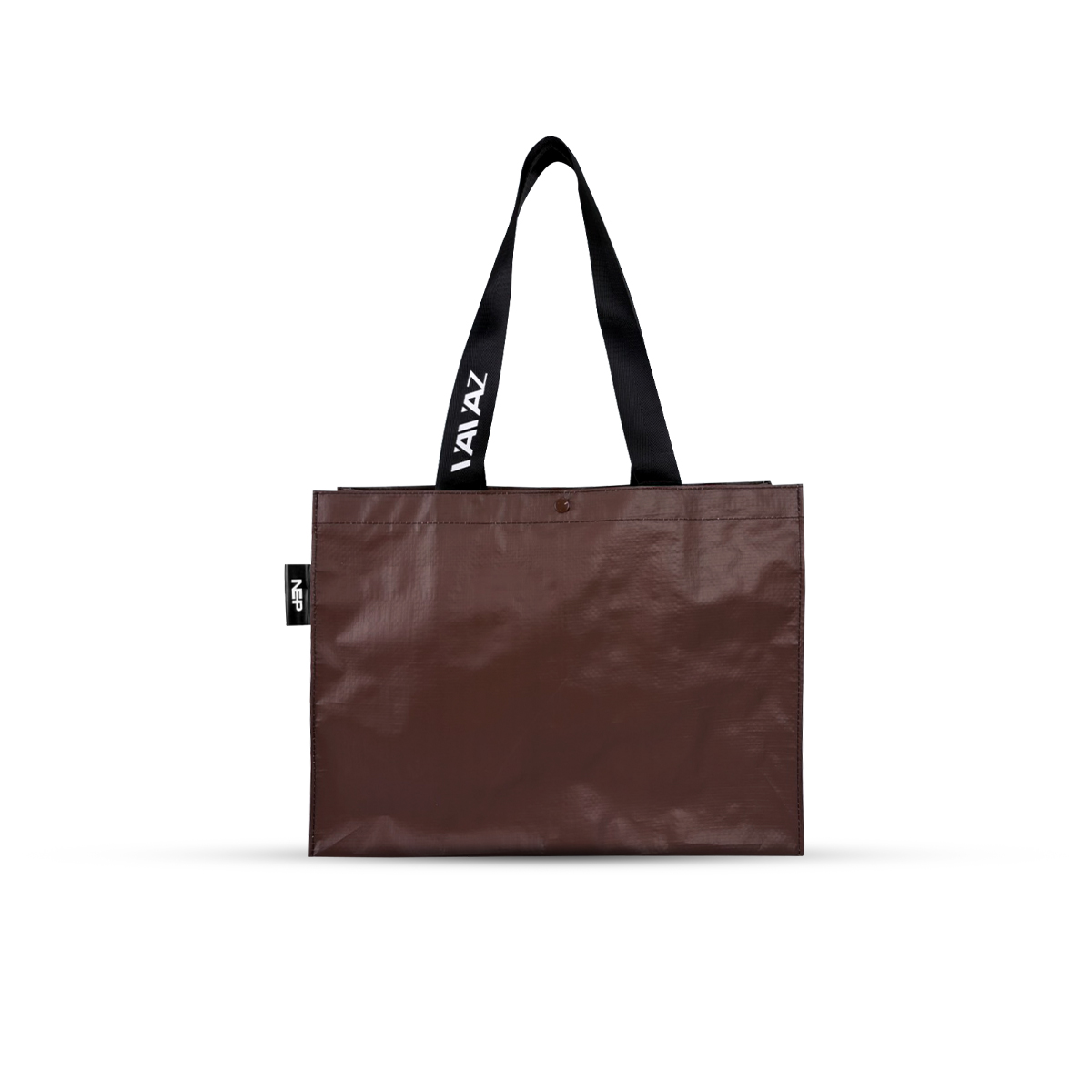 กระเป๋าช้อปปิ้ง ทรงโทส VAVAZ รุ่น ดาร์กโทน ขนาด 41X16X30 ซม. สีน้ำตาล_1