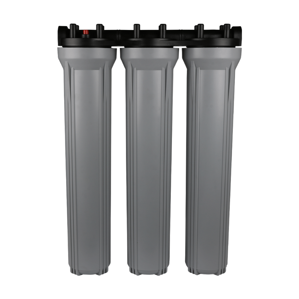 เครื่องกรองน้ำใช้ 3 ขั้นตอน HYDROMAX รุ่น HOUSING 20 นิ้ว (สีเทา)