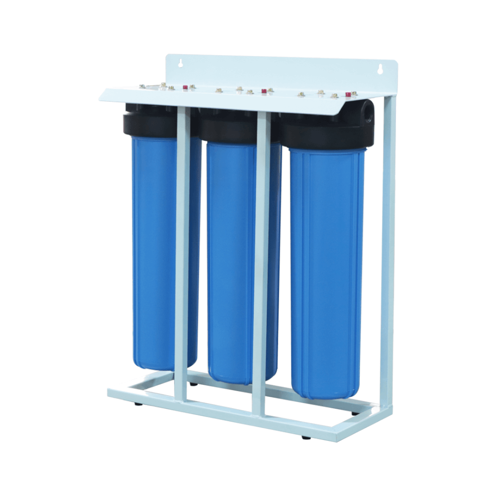 เครื่องกรองน้ำใช้ 3 ขั้นตอน SAFETYDRINK BIGBLUE ขนาด 20 นิ้ว รุ่น BB3S-PCR (พร้อมไส้กรอง PP/CTO/RESIN)