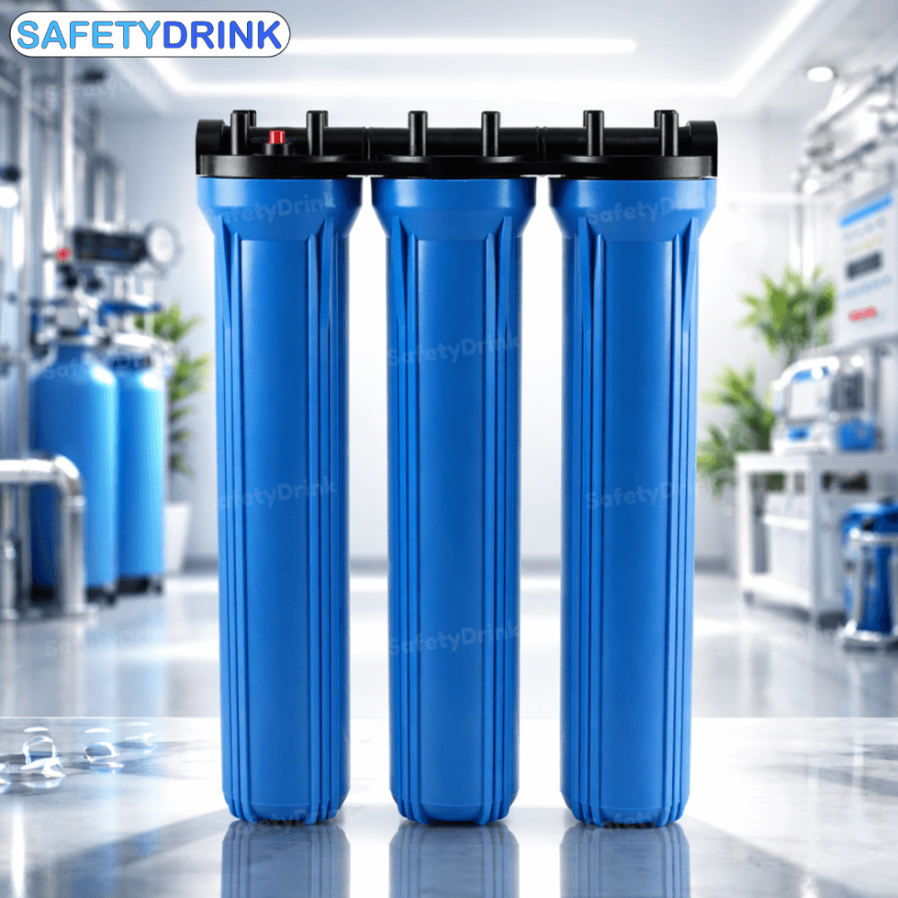 เครื่องกรองน้ำใช้ HOUSING 3 ขั้นตอน 20 นิ้ว ขนาดเกลียวท่อเข้า–ออก 1/2 นิ้ว (4 หุน) 4 หุน HYDROMAX_2