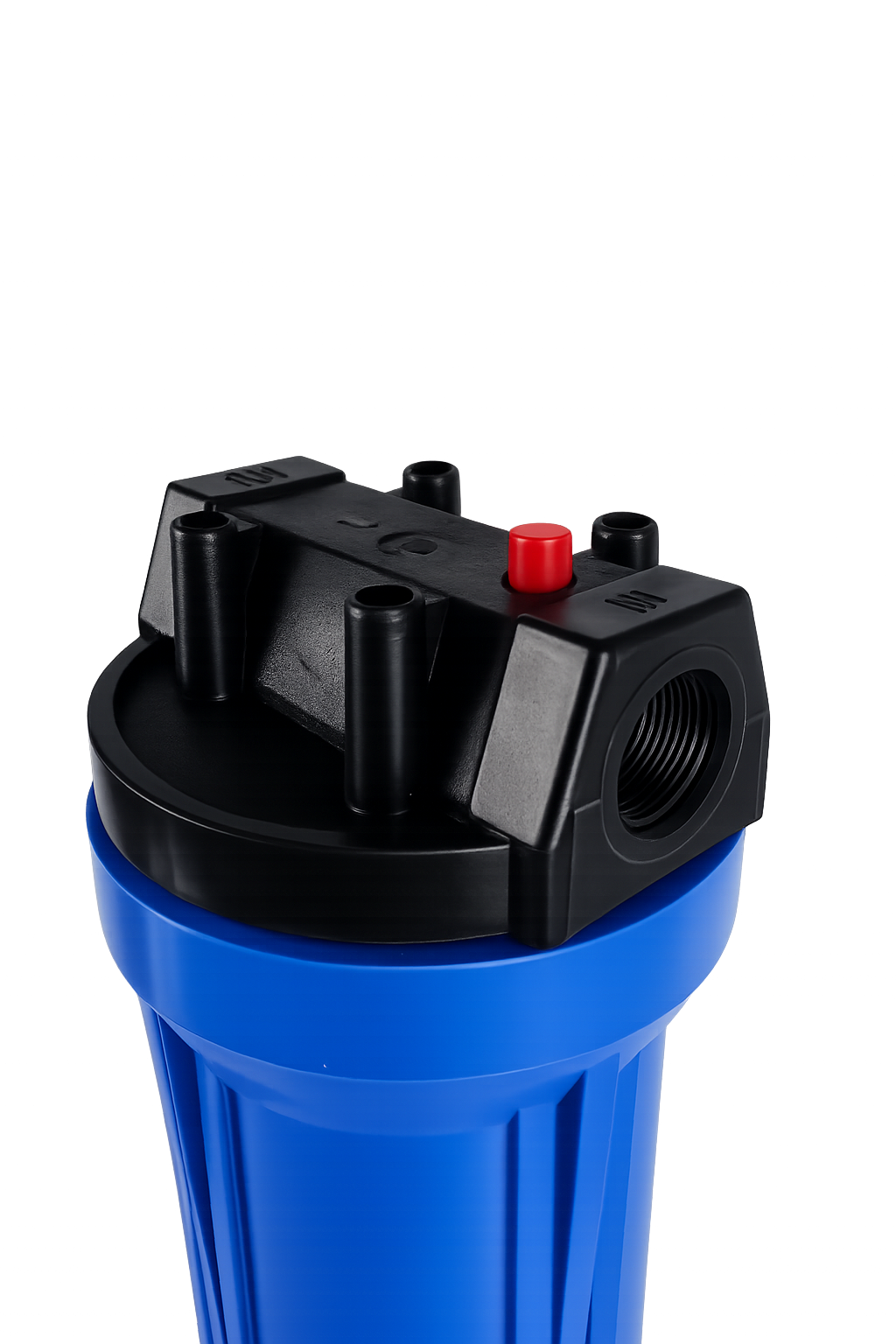 เครื่องกรองน้ำใช้ EZYTEC ขนาด 20 นิ้ว ทางน้ำเข้า-ออก 6 หุน สีน้ำเงิน