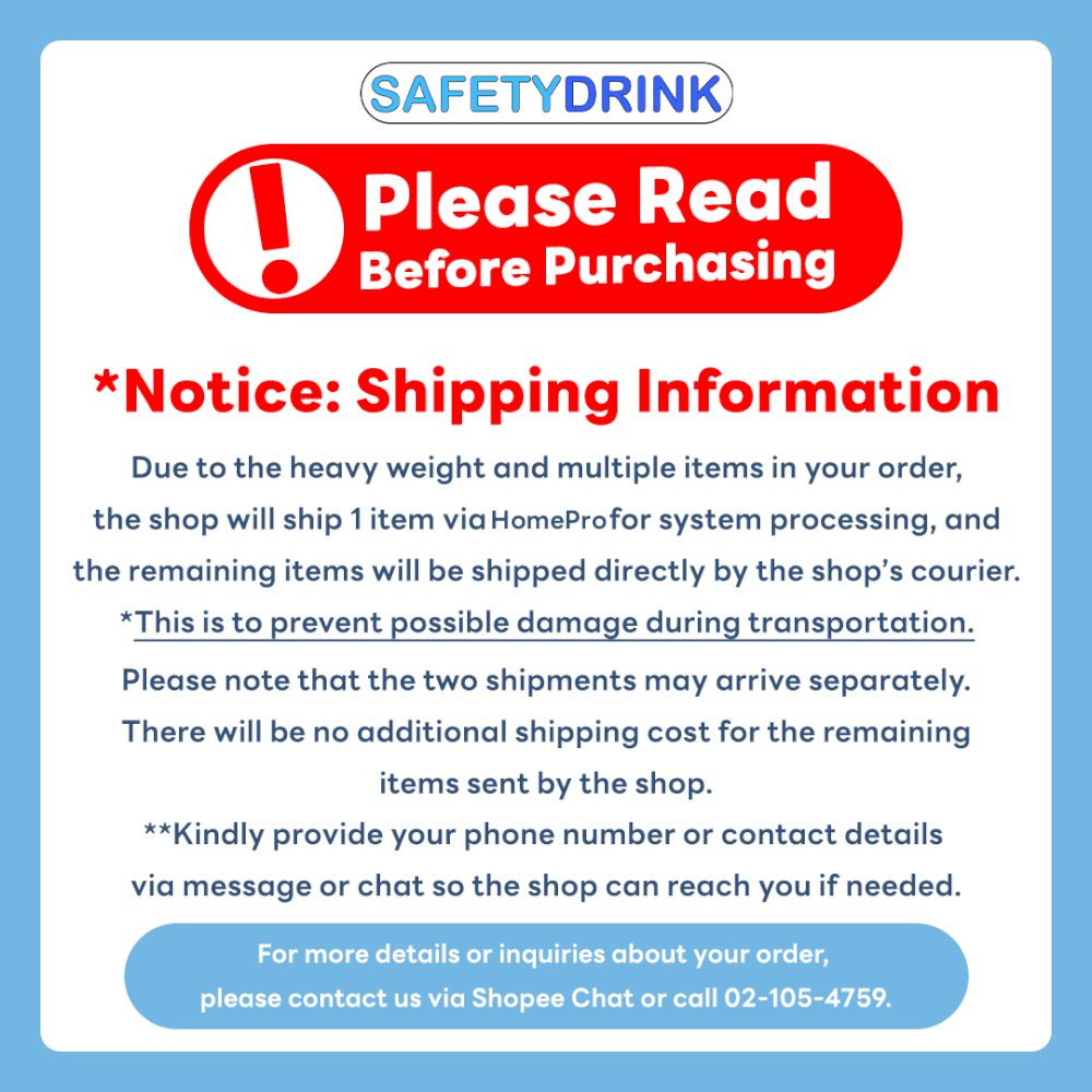 เครื่องกรองน้ำใช้ SAFETYDRINK ขนาด 8 นิ้ว สูง 44 นิ้ว สีเทา พร้อมสารกรองน้ำคาร์บอน รุ่น FRP-S0802-G_6