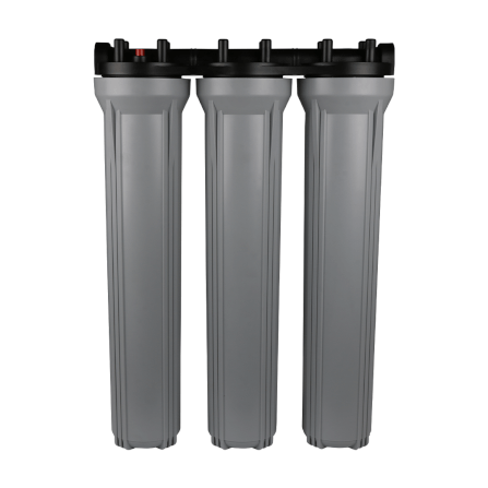 เครื่องกรองน้ำใช้ 3 ขั้นตอน HYDROMAX รุ่น HOUSING 20 นิ้ว (สีเทา)_0