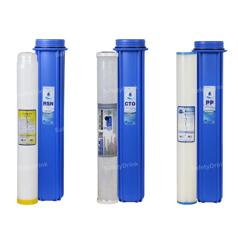 เครื่องกรองน้ำ 6 ขั้นตอน SAFETYDRINK รุ่น ECOPURE UF (SMART UV) พร้อมเฟรมตั้ง_5