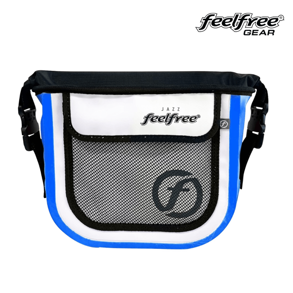 กระเป๋าสะพายกันน้ำ FEELFREE JAZZ 23 สี WHITE / SAPPHIRE BLUE