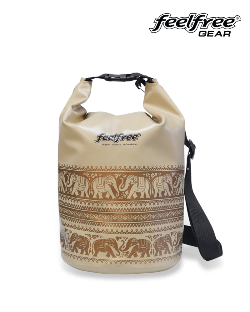 กระเป๋ากันน้ำ FEELFREE DRY TUBE CHANG รุ่นช้าง 3L สีแทน/ทอง