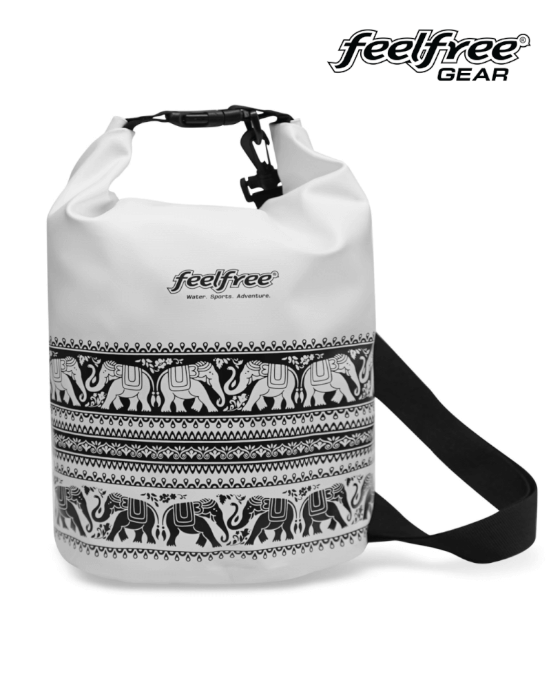 กระเป๋ากันน้ำ FEELFREE DRY TUBE CHANG รุ่นช้าง 5L สีขาว/ดำ_0