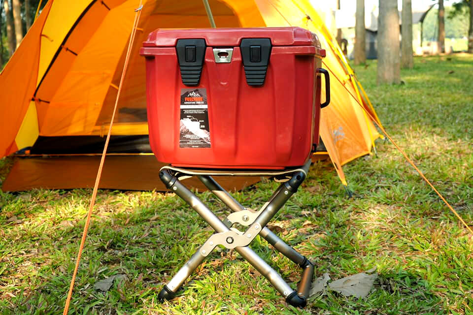 ถังน้ำแข็งเกรดพรีเมี่ยม FEELFREE ขนาด 25 ลิตร สี RUBY RED_5
