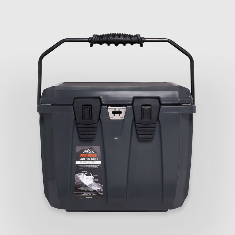 ถังน้ำแข็งเกรดพรีเมี่ยม FEELFREE ขนาด 25 ลิตร สี ROCKY GRAY_6