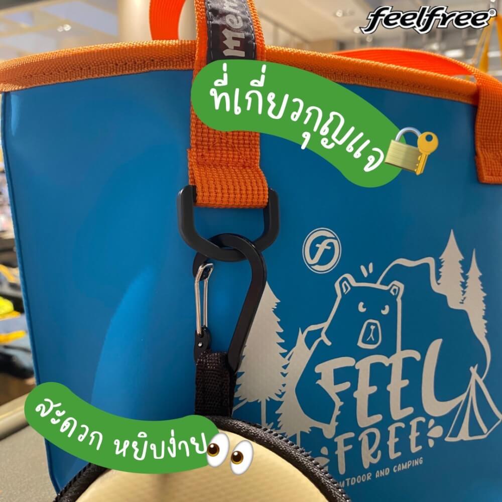 กระเป๋าผ้าอเนกประสงค์กันน้ำ MEME สีดำ/แดง_7