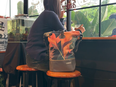 กระเป๋าเป้ผ้ากันฝน FEELFREE DRY TANK  TROPICAL 12 L สี SAVANNA BLOOM_6