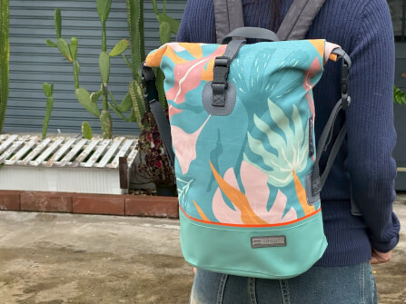 กระเป๋าเป้ผ้ากันฝน FEELFREE DRY TANK  TROPICAL 12 L สี SAVANNA BLOOM_7