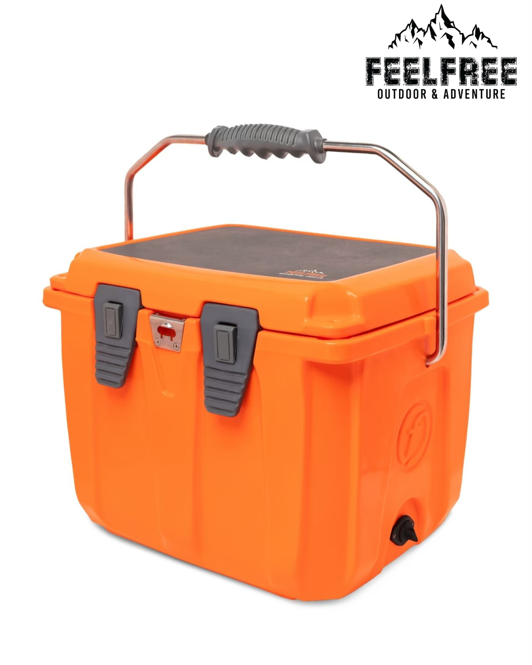 ถังน้ำแข็งเกรดพรีเมี่ยม FEELFREE ขนาด 25 ลิตร สี SUNKISS