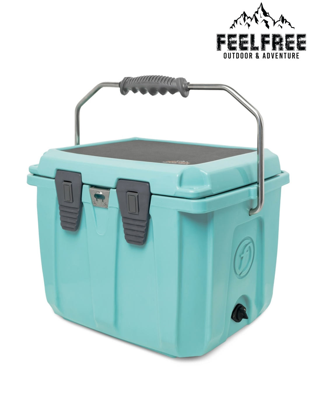 ถังน้ำแข็งเกรดพรีเมี่ยม FEELFREE ขนาด 25 ลิตร สี ARCTIC BLUE