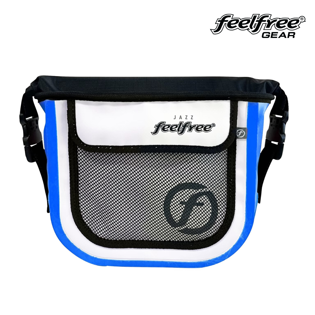 กระเป๋าสะพายกันน้ำ FEELFREE JAZZ 23 สี WHITE / SAPPHIRE BLUE_1