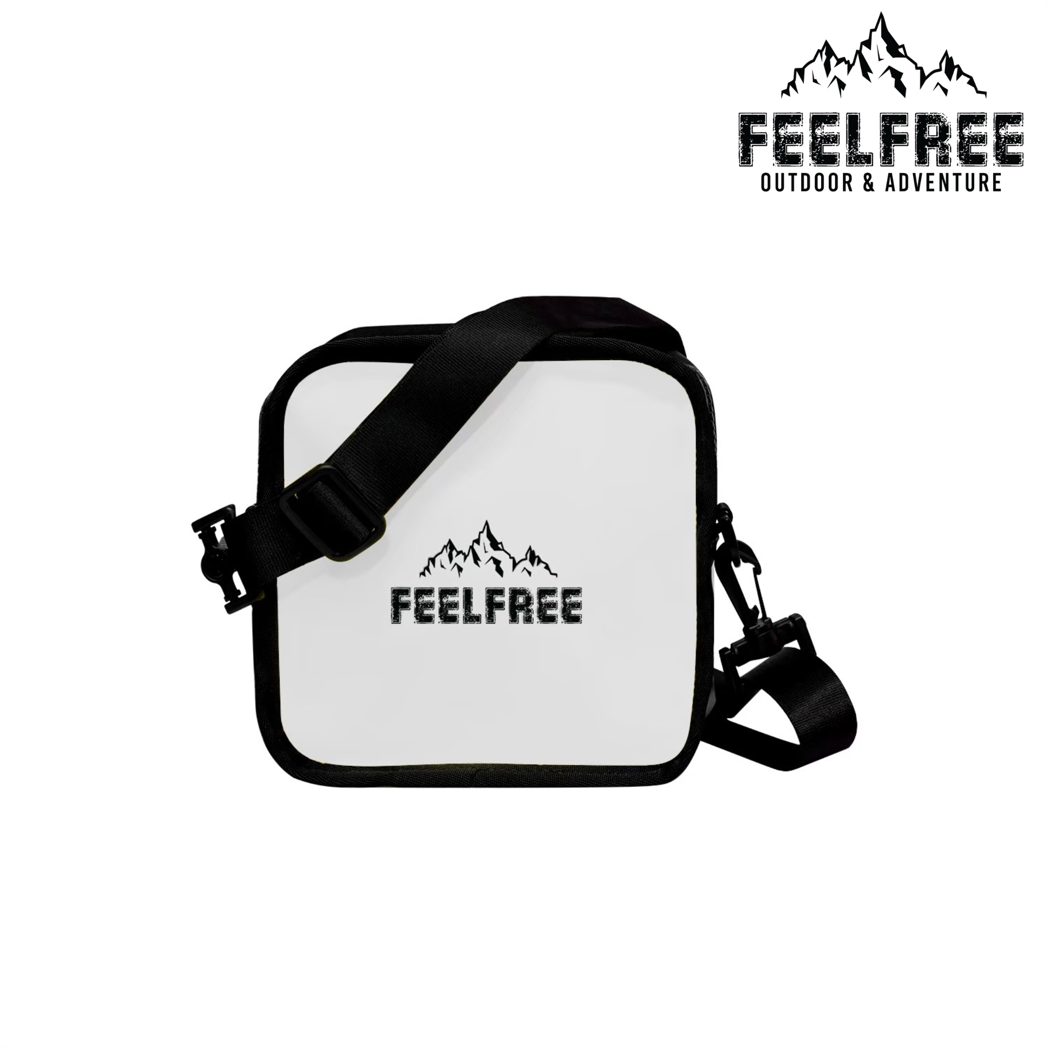 กระเป๋าสะพายข้าง FEELFREE รุ่น QQ สีขาว_0