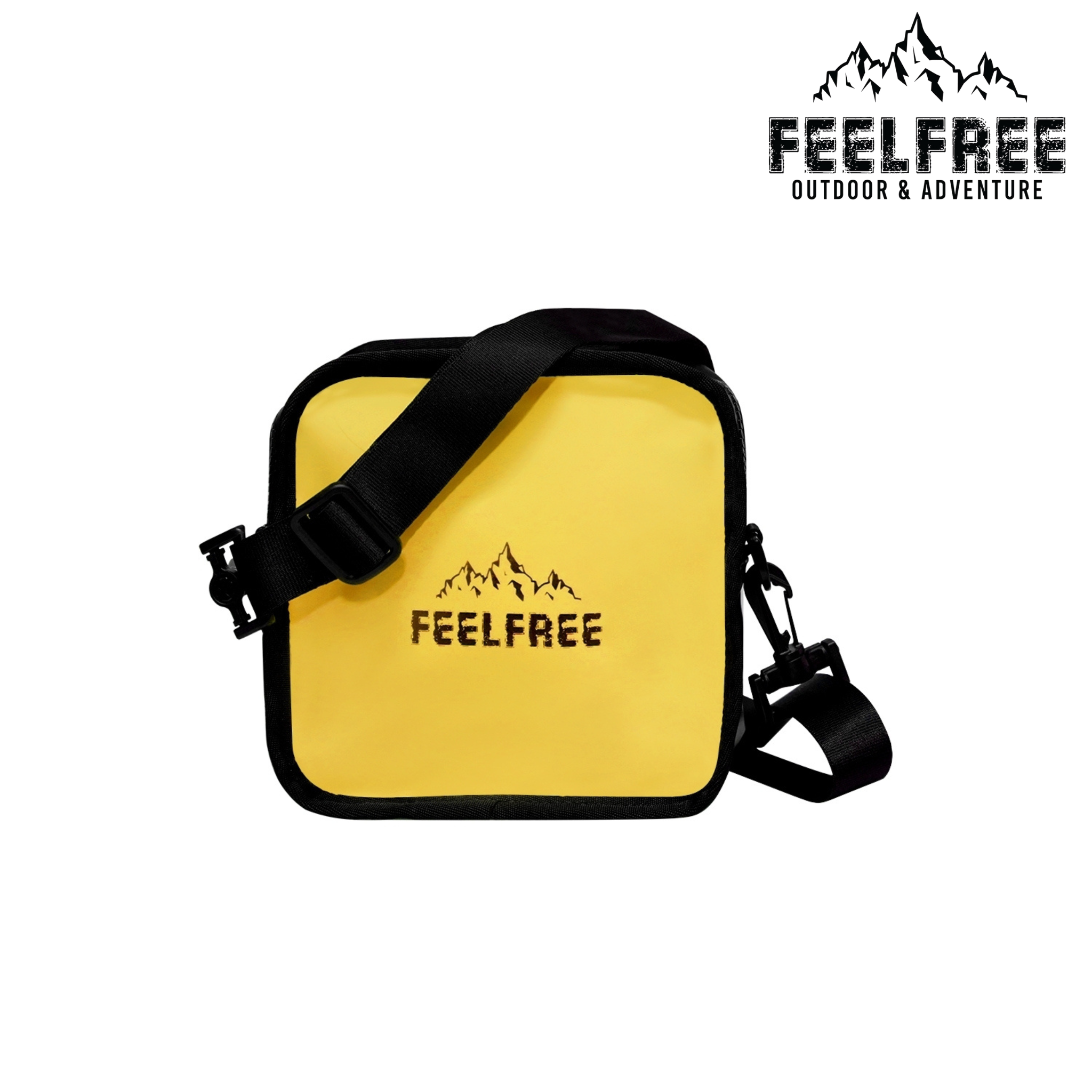 กระเป๋าสะพายข้าง FEELFREE รุ่น QQ สี เหลือง_0