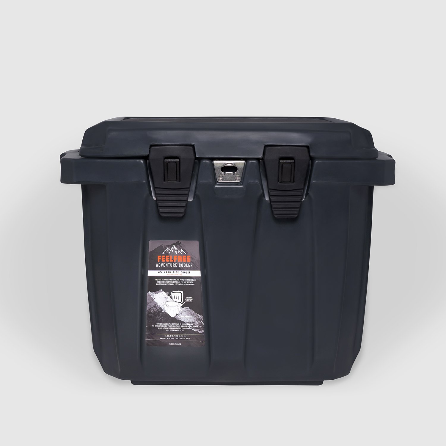 ถังน้ำแข็งเกรดพรีเมี่ยม FEELFREE ขนาด 45 ลิตร สี ROCKY GRAY_7